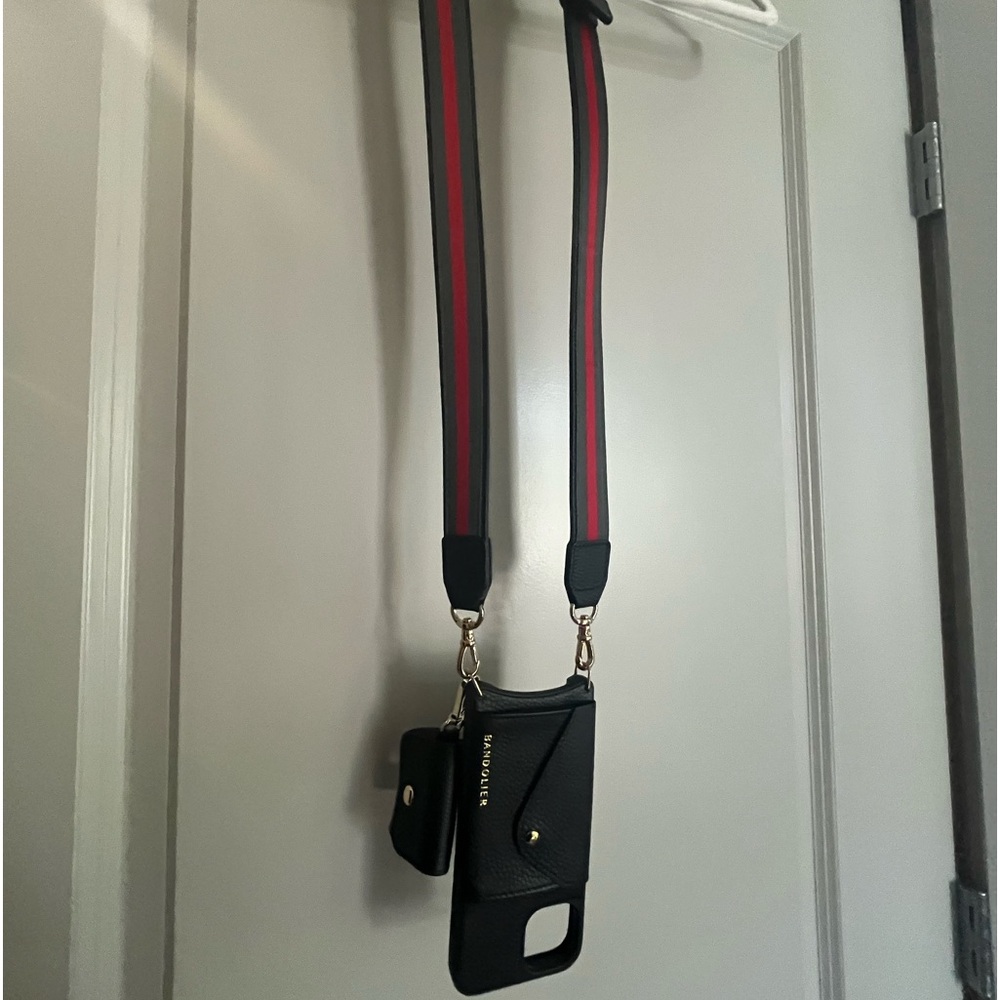 Bandolier Adjustable Cross-Body w/Detachable AirPod Case